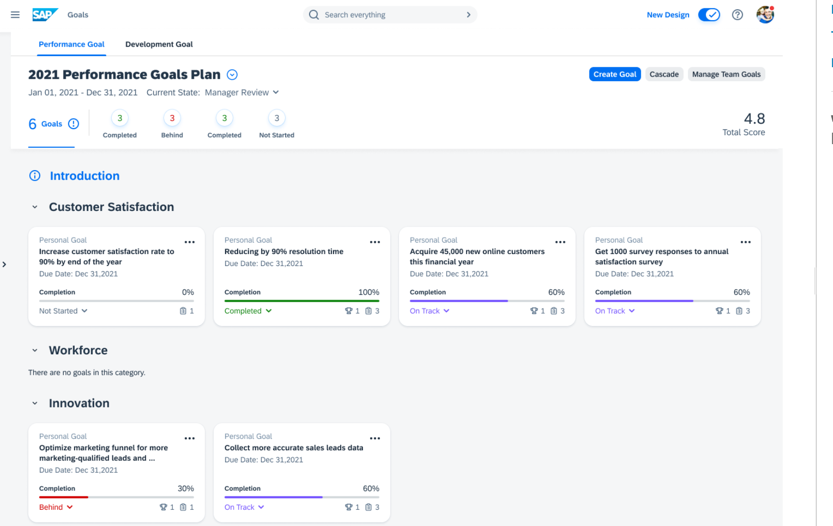 Project Successfactors Example SAP SuccessFactors 1H 2023 What’s New in Performance Management ...