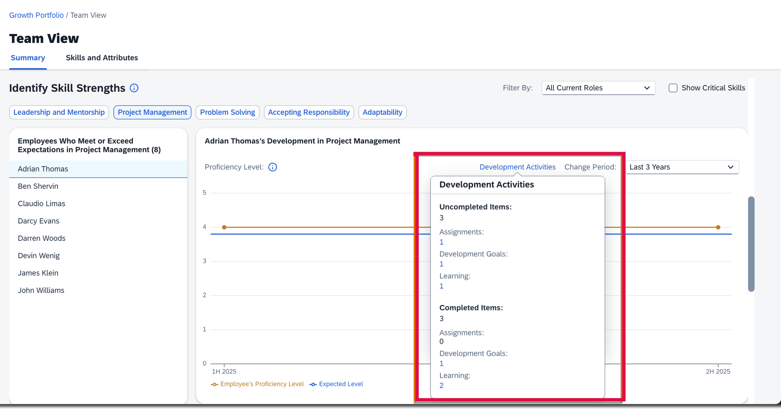 Career Development Worksheet Template for SuccessFactors